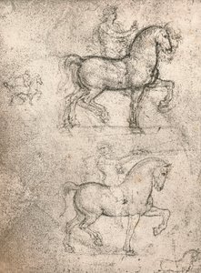 Étude pour le Monument Sforza - Leonardo da Vinci