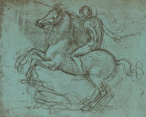 Étude pour le Monument Sforza - Leonardo da Vinci