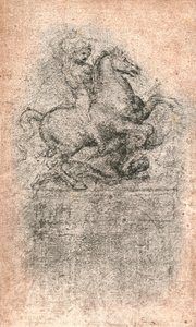 Étude pour le Monument Sforza, c1482-c1499 1883 - Leonardo da Vinci