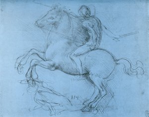 Étude pour le monument Sforza - Leonardo da Vinci