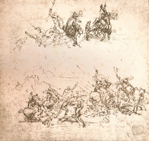 Étude pour la fresque de la Bataille d