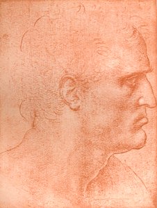 Étude pour la tête de Saint Matthieu dans 