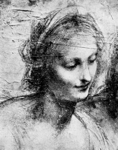 La tête de la Madone, 15e siècle années 1930 - Leonardo da Vinci