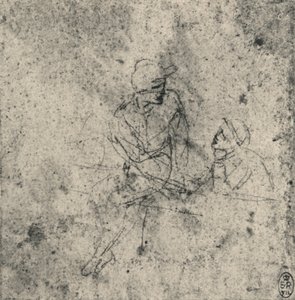 Deux figures en conversation, vers 1480