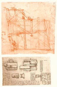 Deux dessins, vers 1472-1519, 1883 - Leonardo da Vinci