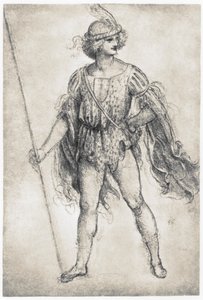 Jeunesse en costume de mascarade, 1506-1507 - Leonardo da Vinci
