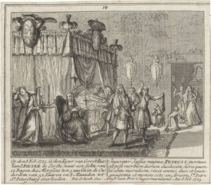 La mort de Pierre I le Grand, le 8 février 1725