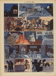 La veille de Noël. Illustration pour Le Rire