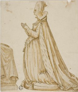 Dame devant un prie-Dieu - Leone Leoni