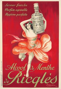 Alcool de Menthe de Ricqlès, 1924 - Leonetto Cappiello