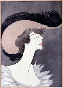 Portrait de Mme Longworth (Alice Roosevelt Longworth) - Leonetto Cappiello