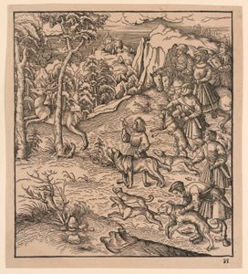 Une chasse au cerf, de "Der Weisskunig"