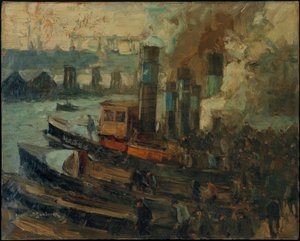 Départ des débardeurs (Hambourg) - Leonhard Sandrock