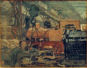 Dans un atelier de montage de chaudières - Leonhard Sandrock