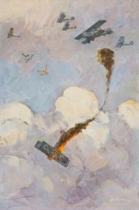 Combat aérien - Leonhard Sandrock