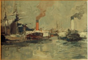 Bateau à vapeur à roues - Leonhard Sandrock