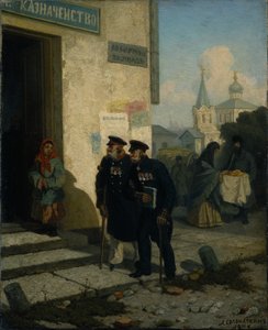 Le Jour de la pension, 1878 - Leonid Ivanovich Solomatkin