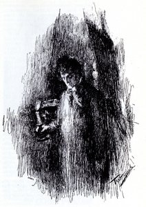 Illustration du drame Le Bal Masqué de M. Lermontov, 1891 - Leonid Osipovic Pasternak