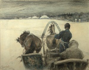 Sur la Route de Yasnaya Polyana, 1903