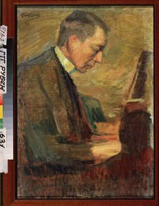 Portrait du compositeur Sergei Rachmaninov