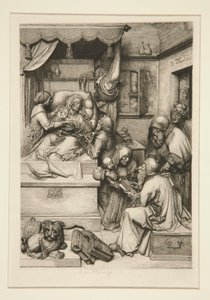 La Mort de la Vierge - Leopold Flameng