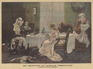 Le Déjeuner de Camille Desmoulins - Leopold Flameng