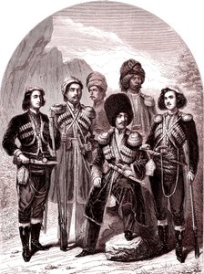 Le Transcaucase et la Géorgie. Russie en 1865 (gravure) - Leopold Flameng