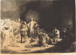 Christ prêchant (La Gravure des Cent Florins)