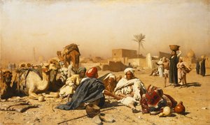 Un campement arabe, 1880