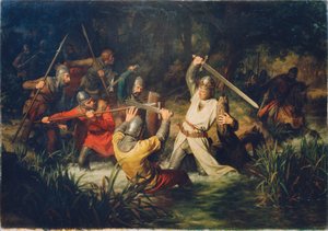 Rodolphe de Habsbourg en danger de mort - Leopold Löffler Edler von Radymno