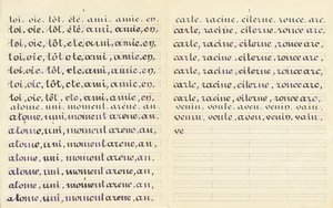 Copie de mots, vers 1900-20 - Leopold Lyon