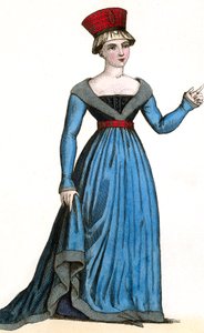 Marie de Fayel épouse de Renaud-de-Nanteuil et mère de Marguerite-de-Nanteuil, sous le règne de Charles VII - Leopold Massard