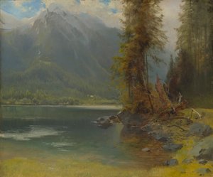 Le lac Eibsee - Leopold Rottmann