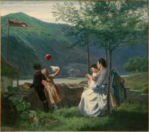 Le quai à Weißenkirchen - Leopold Till