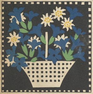 Panier de fleurs - Leopoldine Kolbe