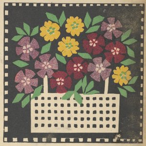 Panier de fleurs - Leopoldine Kolbe