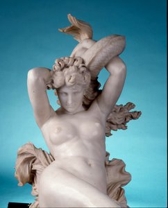 Galatée chevauchant un dauphin, vers 1880 (détail) - Leopoldo Ansiglione
