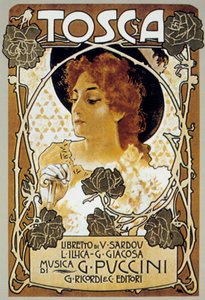 Couverture par Leopoldo Metlicovitz de la partition de l