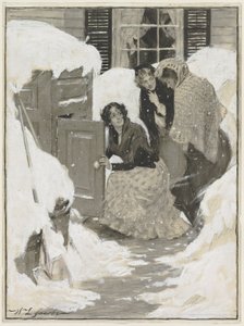 Esquisse pour une illustration de livre - Leroy William Jacobs