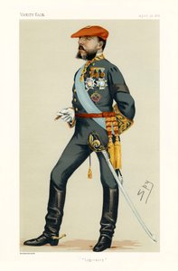 Don Carlos, Duc de Madrid - portrait debout - Leslie Matthew (1851 1922) Ward