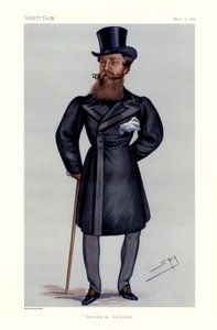 Major-Général Henry Hope Crealock - portrait debout tenant une canne et un chapeau haut de forme