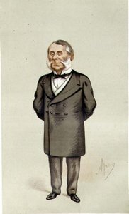 Sir Edward Watkin, caricature 