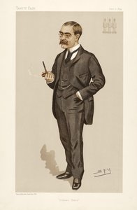 Rudyard Kipling (1865 - 1936), de Vanity Fair, pub. 1894 - Leslie Matthew Ward
