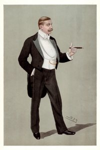 Un attaché allemand, Baron Hermann von Eckardstein, diplomate allemand, 1898 - Leslie Matthew Ward