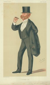 Colonel Charles Napier Sturt, un fils cadet, 25 novembre 1876, caricature de Vanity Fair - Leslie Matthew Ward