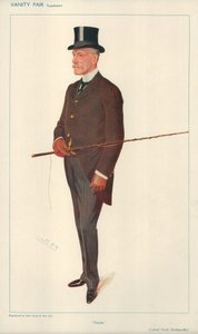 Colonel Frank Shuttleworth, Charlie, 10 février 1909, caricature de Vanity Fair - Leslie Matthew Ward