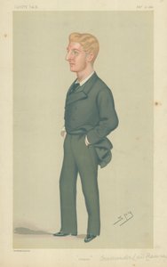 Commandant Lord Ramsay, Liverpool, 28 février 1880, caricature de Vanity Fair - Leslie Matthew Ward