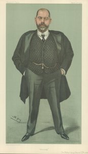 Dr Robert Henry Scanes Spicer, Rhinologie, 20 mars 1902, caricature de Vanity Fair - Leslie Matthew Ward