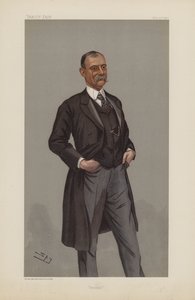 Frederick Treves, Freddie, 19 juillet 1900, caricature de Vanity Fair (chromolithographie) - Leslie Matthew Ward