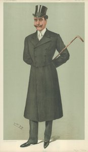 S.A.S. le Duc de Teck, Frank, 17 juillet 1902, caricature de Vanity Fair - Leslie Matthew Ward